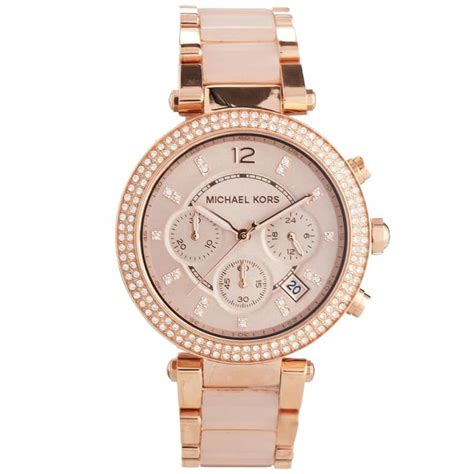 michael kors ladies silver parker watch|Michael Kors Watch mk5896.